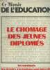 Le monde de l'éducation . Le chômage des jeunes diplômés. novembre 1978 n°44. Collectif