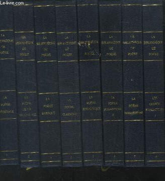 La bibliothèque de poésie Tomes 1 à 16. Collectif