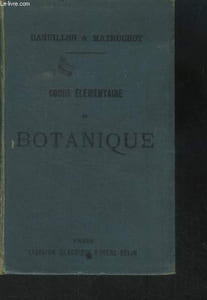 Cours élémentaire de botanique