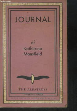 Journal of Katherine Mansfield. Middleton Murry J.