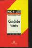 Candide . (Profil Littérature, Profil d'une Oeuvre, 34). Voltaire A. DE