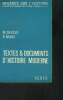 Textes et documents d'histoire moderne. Devèze M, Marx R.