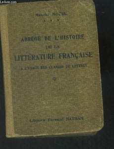 Abrégé de l'histoire de la littérature française