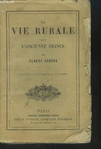 La vie rurale dans l'ancienne France