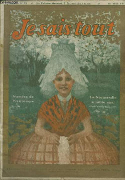 Je sais tout N°76, 15 mai 1911 :Le Normandie a mille ans - Le salon de 1911. Le salon de la société nationale des beaux arts- La chasse aux ténèbres- ...