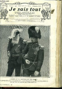 Je sais tout N°60- 15 janvier 1910- trusts et trusteurs - mon filleul- un pretendant au trone de france- television- un concert chez les fous- un ...