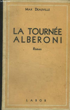 La tournée alberoni. Deauville Max