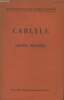 Sartor resartus, collection bilingue des classiques étrangers. Carlyle
