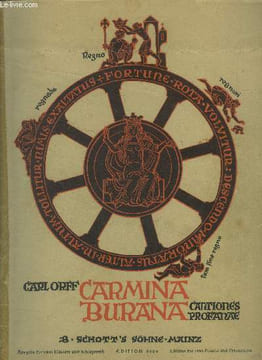 Carmina burana cantiones profanae. Orff Carl