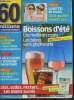 60 millions de consommateurs n° 539 : juillet aout2018 : boissons d'été, les meilleurs rosés, les bières sans glyphosate.... Collectif
