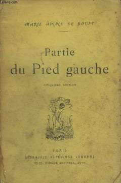 Partie du pied gauche. De Bouet Marie-Anne