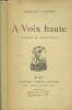 A voix haute. Coppée François