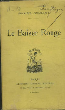 Le baiser rouge. Formont Maxime
