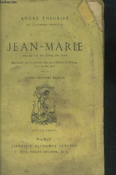Jean-Marie Drame en un acte, en vers.. Theuriet A.