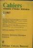 Cahiers roumains d'&eacute;tudes litt&eacute;raires 2/1987. Collectif