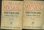 Domaine musical Nietzsche Lettres a Peter Gast Tome I et II. Collectif