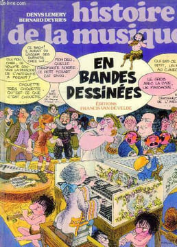 Histoire de la musique en bandes dessinees -tome 1: de l antiquite a mozart. Lemery denys, deyries bernard