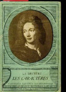 Les caracteres, ou les moeurs de ce siecle par La bruyere