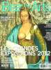 Beaux arts magazine - N°331- janvier 2012- Les grandes expositions 2012 : art ancien, contemporain, photographie...- l'art sous hypnose, les artistes ...