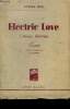 Electric-Love - l'amour electrique - roman. CROSS Victoria
