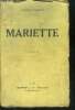 Mariette - roman. PORTE Henri