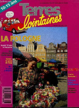 Terres lointaines - juin 1992 N°441- La pologne, avoir 15 ans a varsovie, une democratie toute neuve, conte: la peau de loup, BD le pape a disparu, au ...