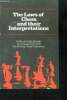 Laws of Chess and Their Interpretations. Golombek Harry