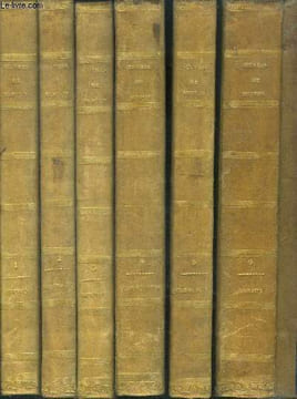 Oeuvres de buffon avec les suites par achille comte - 6 volumes (COMPLET) : du tome 1 au tome 6. Buffon, Adam victor, comte achille
