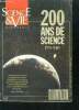 Science & vie, hors-série n°166- mars 1989- 200 ans de science 1789-1989-sommaire: la science à l'aube des temps modernes par charles gillispoe- la ...
