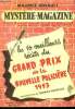 Mystere magazine - numero special hors serie - les 10 meilleurs recits de grand prix de la nouvelle policiere 1953 - diptyque par daniel blaise, ...