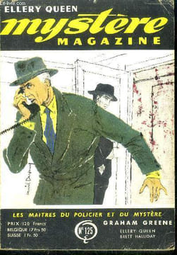 Mystere magazine n°125 - juin 1958 - merlini et le detecteur de mensonge par clayton rawson, tous pareils sous la peau par hugh cave, ta soeur la mort ...