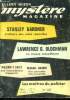 Mystere Magazine N°192- janvier 1964- L'affaire des rubis répandus- La rousse accueillante- Une ressemblance frappante- Une poursuite mouvementée- ...