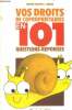 Vos droits de coproprietaires en 101 questions reponses. Brane olivier (maitre)
