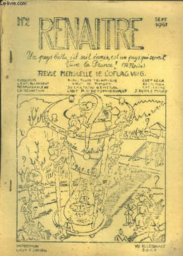 Renaitre N°2 septembre 194- Revue mensuelle de l'OFLAG VIII G- plaisir de la voile- banderilles- deux livres apres la defaite- la moisson de quarante- ...