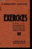 Exercices sur la grammaire francaise - II, 3e annee. Aumenier ed., ZEVACO D.