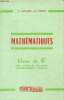 Mathematiques - classe de 6e des lycees et colleges d'enseignement general - programmes 1958- travaux pratiques, notions d'astronomie- 5e edition ...
