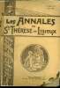 Les annales de sainte therese de lisieux N°3, 11e annee, mars 1935- la cloture solennelle du jubile de la redemption a lisieux, constantinople, la ...