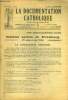 La documentation catholique N°971, 18 aout 1946, 28e annee- semaine sociale de strasbourg (29 juillet - 3 aout 1946), la communaute nationale, lettre ...