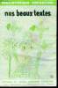 Nos beaux textes - bibliotheque enfantine N°10. Collectif