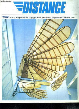 Distance N°84, septembre octobre 1987- lyon l'autre capitale de la france, en cote d'ivoire le musee est dans la rue, singapour cote jardin, new look ...