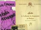 Lot : Gala de l'amicale du conservatoire de bordeaux, programme fevrier 1955 + mai musical de bordeaux, programme + fiesta espagnola maria navarro et ...