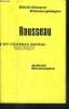 Rousseau, du contrat social - bibliotheque philosophique - texte original avec notes, introduction et commentaire par Maurice Halbwachs. ROUSSEAU, ...
