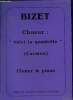 "Choeur: ""Voici la quadrille"" (Carmen). Choeur et piano". Bizet