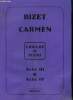 Carmen - Choeurs & piano Acte III & Acte IV. Bizet