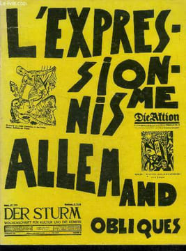 Obliques numéro spécial .L'expressionnisme allemand. Richard Lionel