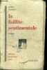 La faillite sentimentale - roman - 6e edition. CHARDON Pierre