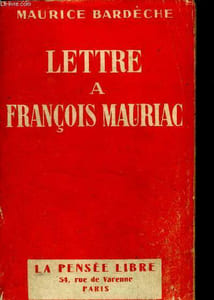 Lettre a François Mauriac