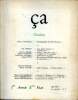 Ca Cin&eacute;ma 1&egrave;re ann&eacute;e 4&egrave; &eacute;tat Sommaire: S&eacute;miographie d'Andr&eacute; Masson; L'origine de l'in&eacute;galit&eacute;; Kuhle Wampe - Pans&eacute;es glac&eacute;es.... Collectif