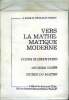 Vers la mathématique moderne Cours élémentaire Deuxième cahier Fiches du maitre. Adam A. Nicolas M. et Gouzou H.