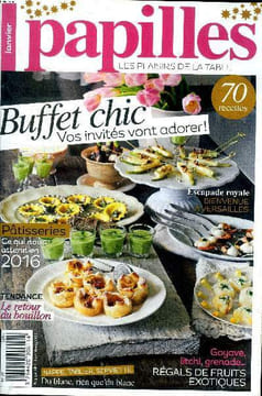 Papilles Les plaisirs de la table Janvier 2015 Buffet chic vos invités vont adorer ! Sommaire: Buffet chic vos invités vont adorer !; Pâtisseries ce ...